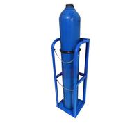 Heavy-Duty 40L Oxygen Tank Holder Stand - 100cm Tall Floor Mount Gas Cylinder Rack, Fits Medical O2, Propane, CO2 & Nitrogen Tanks