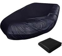 Heavy-duty 420D Oxford Fabric Inflatable Rib Boat Cover UV Resistant, Rubberised Protection For Dinghies, Fishing Kayaks For Long-lasting Protection