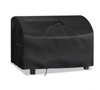 Heavy-Duty 420D Oxford Tabletop Charcoal Grill Cover with Water-Resistant PU Coating, UV and Tear Resistant Protection, Windproof Straps, for Royal Gourmet CD1519