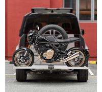 Heavy-Duty 450LBS Aluminum Motorcycle Carrier - Durable Hitch Hauler for Dirt Bikes with Tie-Down Straps & Hitch Tightener - Ultimate Transport Solution