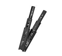 Heavy Duty 45mm Mini Roller Drawer Slides - Full Extension Steel Guide Ra for Kitchen Cupboards & Wardrobes - 2pcs 295MM (6") Length Perfect Furniture Hardware Solution