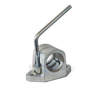 Heavy Duty 48mm Jockey Wheel Clamp Mount Holder for Drawbar Propstand Trailer Towing