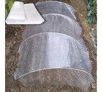 Heavy Duty 4x16m Waterproof Plastic Sheeting 80Micron Thick Clear Polythene Cover for Greenhouse Farming and Painting Dust Resistant Floor Sheet Poly tunnel Film for Heavy Duty Use