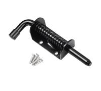 Heavy Duty 5-Inch Sliding Bolt Lock Spring Loaded 304 Stainless Steel Door Lock for Gates & Cabinets - Secure 1pc/2pcs Options Available