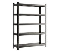 Heavy Duty 5 Tier Metal Shelving Unit 2000 lbs Capacity Adjustable Storage Rack Industrial Grade for Home Garage Warehouse Sturdy Versatile 120x40x180cm
