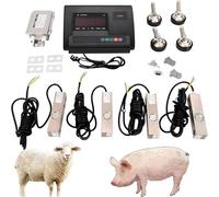 Heavy Duty 5000KG/11000LBs Livestock Scale Kit,Indicator Floor Scale with Digital LED Screen,4 High Precision Load Cells and Waterproof Junction Box for Cattle,Pigs, Sheep,Goats and Large Animals
