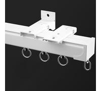 Heavy Duty 500cm Ceiling Wall Mount Curtain Track Rail 2.6mm Thick Durable Rod for Home/Office Perfect for Heavy Curtains & Window Treatments
