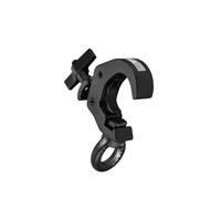 Heavy Duty 500kg Truss Hook Aluminum Clamp for 48-51mm Tube Stage Lighting Rigging Rig Eye For Stage Party(Black)