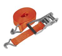Heavy-Duty 50mm X 8M Ratchet Tie Down Straps - 3000Kg Capacity With Steel J Hook