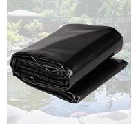 Heavy-Duty 5mm HDPE Pond Liner - Waterproof Membrane for Natural Ponds Fountains and Waterfalls - Preformed Black Lining (4 x 10 m)