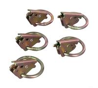Heavy Duty 5PCS For carbon Steel E Track O Rings for For cargo Tie Down, Compatible with Ratchet Straps and J Hooks on For cars, RVs, and Campervans