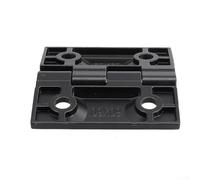 Heavy Duty 5PCS Zinc Alloy Hinges for Cabinets and Boxes Reliable Metal Hinges for Various Applications (60x60 Black)