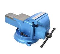 Heavy-Duty 6-8 Inch Bench Vise Industrial Grade for Woodworking Metalworking Pipe Cutting 4-Inch Jaw Opening Extra Workbench Tool