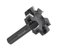 Heavy Duty 6 Flute Milling Cutter With Removable Inserts For Precise Wood Composite Processing 50.8mm Cutting Diameter Removable Insert Milling Cutter