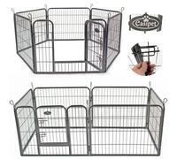 Actiaspet S 6 Panel Heavy Duty Play Pen Black