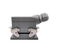 Heavy Duty 6-Pin Rectangular Connectors HDC-HSB-006-1/2/3/4-35A Screw Connection for Industrial Applications(Hdc-hsb-006-1)