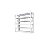 Heavy Duty 6-Tier Adjustable Storage Shelves, 300cm Tall Standing Rack for Garage Warehouse Supermarket, 100x50x300cm