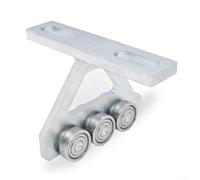 Heavy Duty 6 Wheel Hoist Trolley with Steel Frame, Provides Stable and Smooth Movement, Designed for Use with Electric Hoists in Industrial Settings