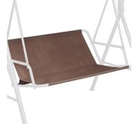 Heavy Duty 600D Waterproof Swing Seat Cover Replacement for 2/3 Seater Patio Garden Swing Chair, Oxford Fabric Cushion Cover, Coffee Color, 58.3×19.7×19.7inch