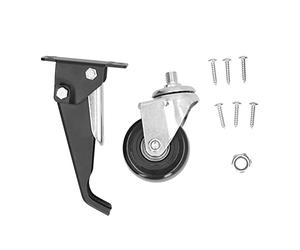 Heavy Duty 65mm Stem Casters - 360° Rotation, Low Noise, Furniture Wheels for Mechanical Equipment & Industrial Use