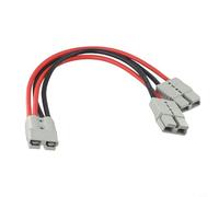 Heavy Duty 6AWG For Anderson Dual Y Adapter, 120A Rated for Boats and High Capacity Vehicles (50CM)