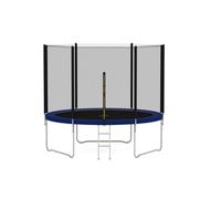 Heavy Duty 6FT 8FT 10FT 12FT 14FT Outdoor Trampoline with Enclosure Net for Kids Spring Cover Ladder FREE Space Hopper - 6FT