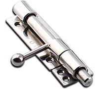Heavy Duty 6Inch Barrel Slide Door Bolt Lock with Padlock Hole Thickened Stainless Steel Slide Lock for Enhanced Security Ideal for Doors and Gates