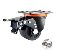 Heavy-Duty 7.6cm Casters, Low Center of Gravity, High-Temperature Resistance, 600kg Load Capacity, Universal Replacement Wheels for Industrial Carts in NY