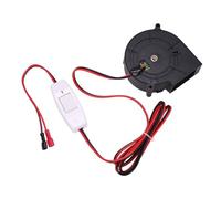 Heavy Duty 7000RPM Ball Bearing Blower 12V 2.94A Cooling Systems for Grill Ignition Craft Enthusiasts Air Circulations Blower for Indoor/Outdoor Use