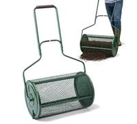 Heavy Duty 72L Garden Lawn Compost Spreader Fertiliser Manure Roller