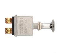 Heavy Duty 75A SPST Push Pull On Off Switch 6 28V DC with Secure Copper Screw Terminals for Vehicles and Equipment Requiring High Current Switching