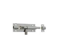 Heavy Duty 75mm Barrel Bolt Polished Chrome Finish Door Latch Lock - Ideal for Garden Gate, Shed, Barn, Sliding Door
