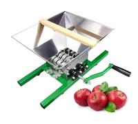 Heavy-Duty 7L Fruit Press & Crusher for Home Brewing | 40kg/h Manual Cider & Grape Making Kit, with Stainless Steel Scratter, Fruit, Vegetable Pulper,Fruit crusher