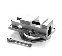 Heavy-Duty 8-Inch Cast Iron Vise with 360° Swivel Base Precision Bench Vise (0.025mm Accuracy) for Woodworking - Jaw Widths: 4/5/6 3/8 Inches