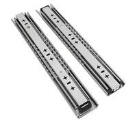 Heavy Duty 800-1200mm Telescoping Drawer Slides, Lockable Steel Runners for Floor Mounting, 58-Inch Non-Lock Option, Smooth Glide Performance