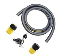 Heavy-Duty 9.8 FT Flexible Garden Hose With Water Stop Joint Kit - All-Weather