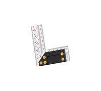 Heavy-Duty 90° / 45° Marking Square with Double Guides for Woodworking, & Metal Fabrication Steel Angles Square Tool