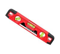 Heavy Duty ABS Construction Leveler Meter Three Angled Option 225x39x19mm Nonslip Base Precise Measurements Strong Magnets Construction