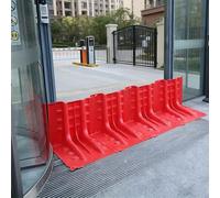 Heavy-Duty ABS Flood Barrier, Reusable L-Shaped Flood Barrier Panel, Stackable Baffle, Flood Prevention Board for Subway Flood Risk Control Doors Basements, Easy Installation(2 PCS)