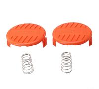 Heavy Duty Abs Spool Cap For Black And Decker Trimmers Fits Glc1825 Glc2500 Stc1820 Besta528 Replace 385022-03n 2 Pieces