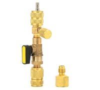 Heavy Duty AC Valve Remover for R12 R22 R410A - HVAC Cooling System Disassembly Tool with SAE 1/4in Connector for Quick & Easy Operation