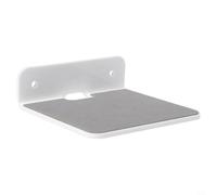 Heavy Duty Acrylic Speaker Stand Pair Design - Floating Shelf for PA Speakers and Routers 13.95x11x4 Inch(White)