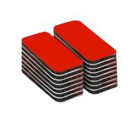 Heavy Duty Adhesive Hook Loop Strips Double Sided Tape 15 Pairs Waterproof Sticky Back Fastener Interlocking Pads Removable Mounting Pads Home Car Office Organisation Weatherproof Outdoor Wood Tiles