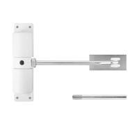 Heavy Duty Adjustable Automatic Door Closer Set - Metal Spring Mechanism for Quiet Closure on Interior & Exterior Hinged Doors (2 Pcs) - Durable & Reliable