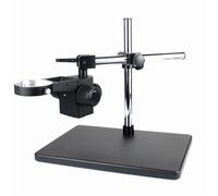 Heavy Duty Adjustable Boom Large Arm Table Stand 76mm Ring Holder For Lab Industry Simul-Focal Trinocular Stereo Microscope