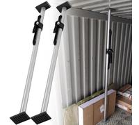 Heavy-Duty Adjustable Cargo Bar Set - 2 Pcs, 60-109 Inches, Silver Load Stabilizer for Pickup, SUV & Mini Truck, Prevents Sliding & Shifting (95-109 in/240-278 cm)