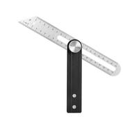 Heavy-Duty Adjustable Combination Square with Locking Nut for 90/45 Degree Accuracy Adjustable Locking Nut Corner Observer