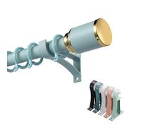 Heavy-Duty Adjustable Curtain Rod 3.3ft to 13.1ft - Silent Decorative Pole for Bedroom, Living Room, Bathroom - Stylish Window Treatment