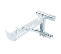 Heavy Duty Adjustable Ladder Jack Standoff for 20in Platform Width, Steel Support Bracket for Roofing and Maintenance, Set of 2