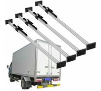 Heavy Duty Adjustable Load Lock Bar - Metal Cargo Stabilizer & Restraint ider for Vans, Trailers & Pickup Trucks - Ultimate Truck Bed Support Solution